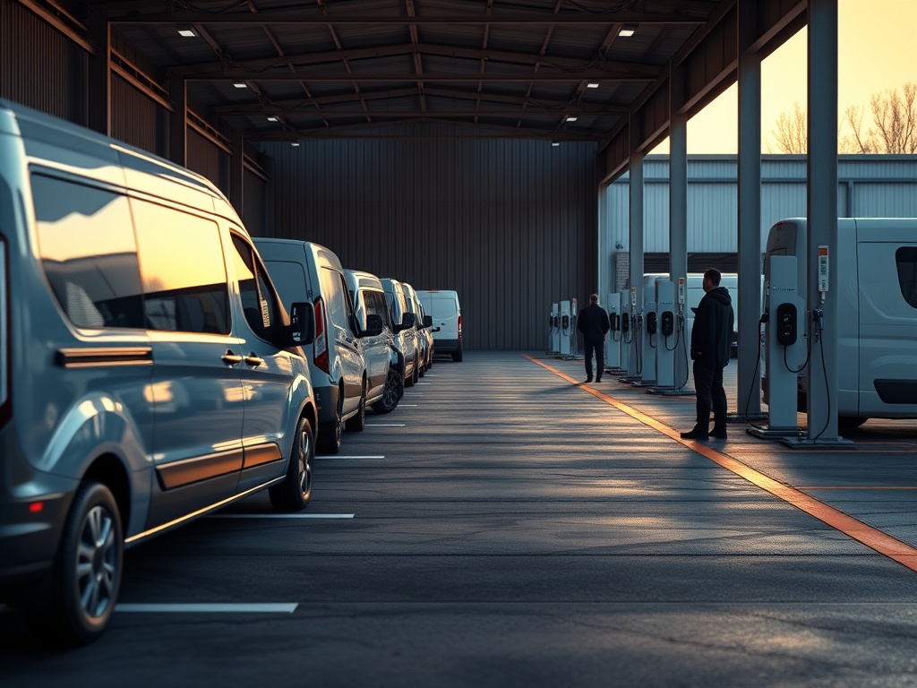 EV charging infrastructure construction for parking lots and fleets